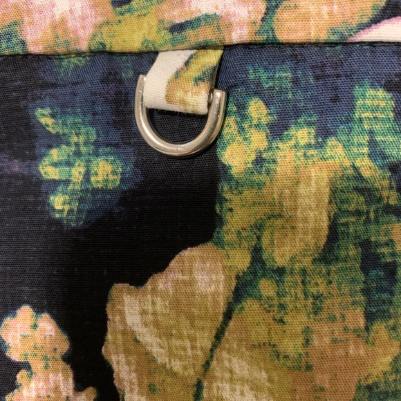 Adrianna Papell NWT Floral Straight Leg Pants Size 14 97% Cotton/3% Elastane - Picture 2 of 6